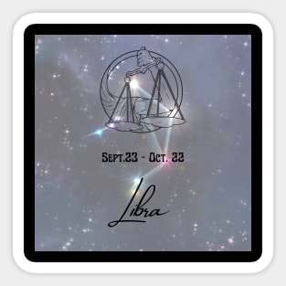 Libra. Sticker